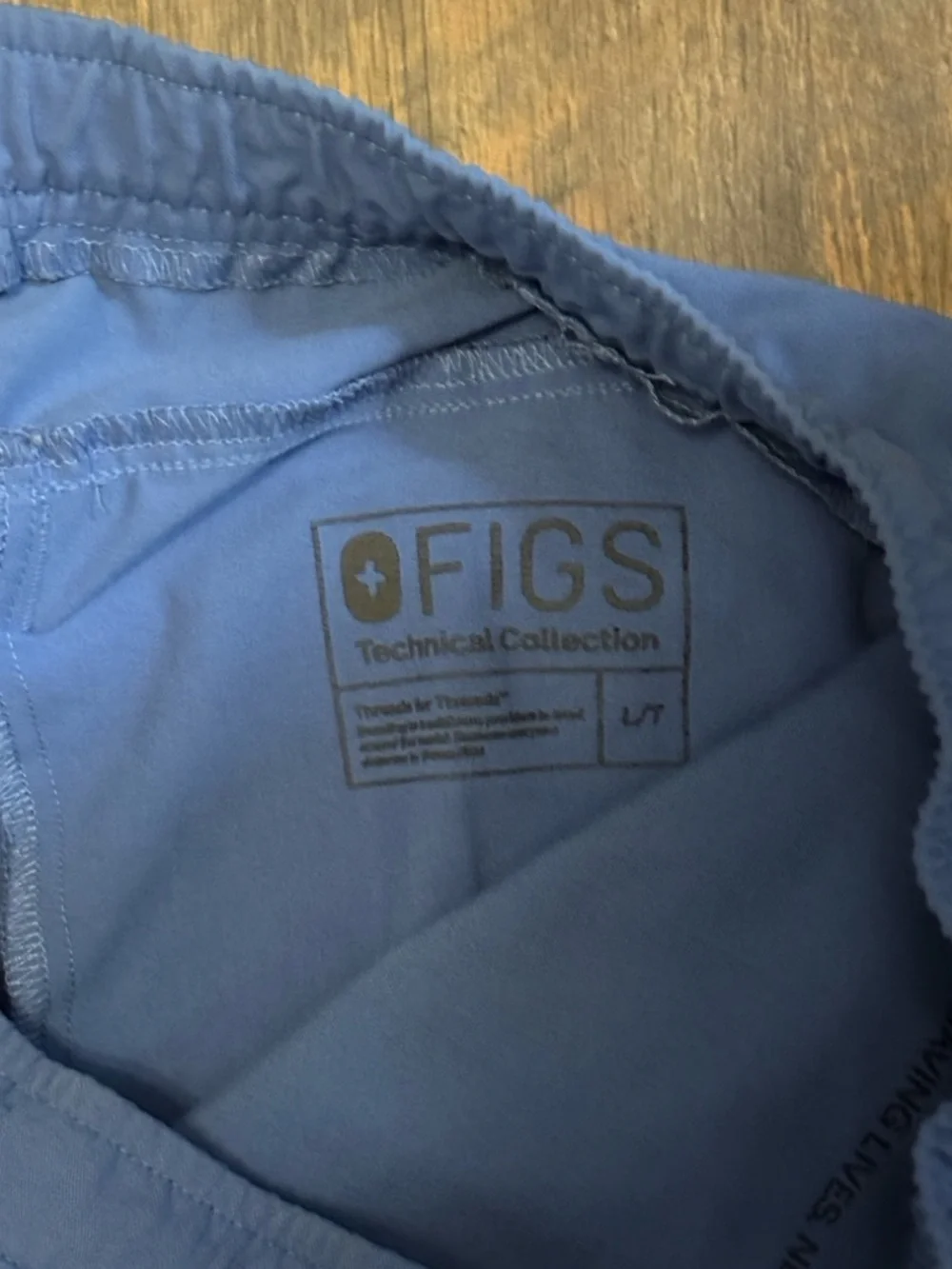 Figs Tansen Jogger Scrub Pants Ceil Blue men’s size Large Tall L/T